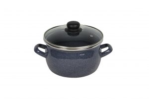Кастрюля «Серый гранит»