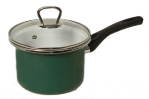 Кастрюля с дл.ручкой цвет "изумруд"