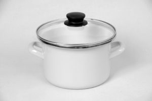 Кастрюля цилиндр. "белая"