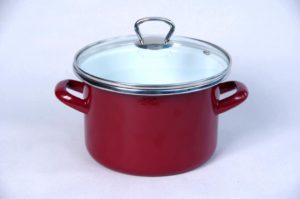 Кастрюля "бордовая"