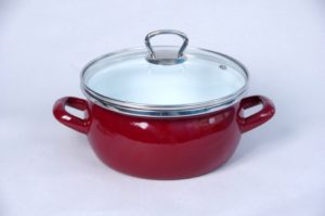 Кастрюля "бордовая"