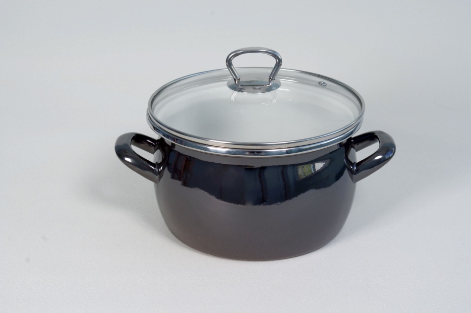 Кастрюля «темно-серый хром»
