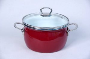 Кастрюля "бордовая"