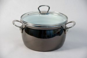 Кастрюля «темно-серый хром»