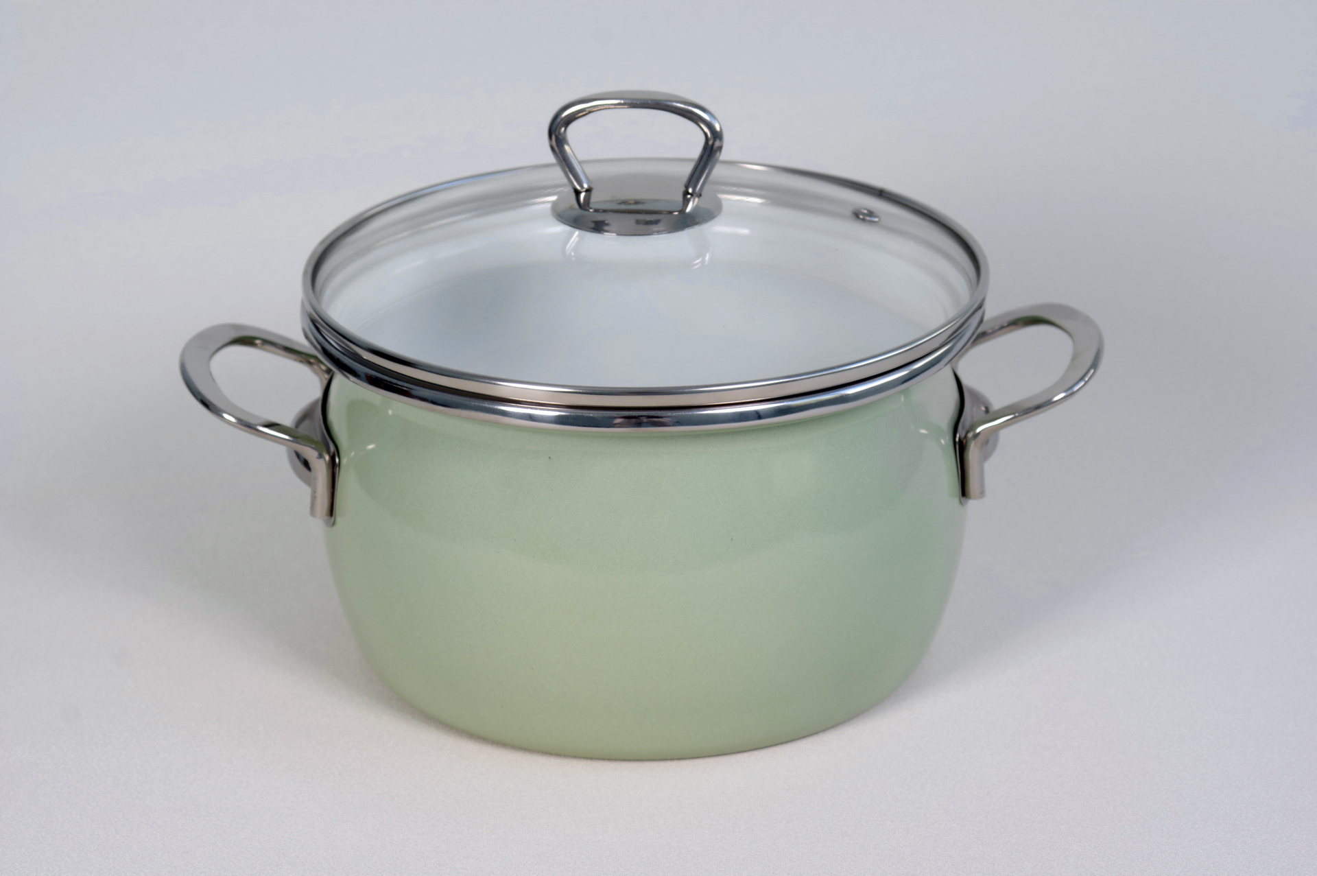 Кастрюля «салатовый ментол»