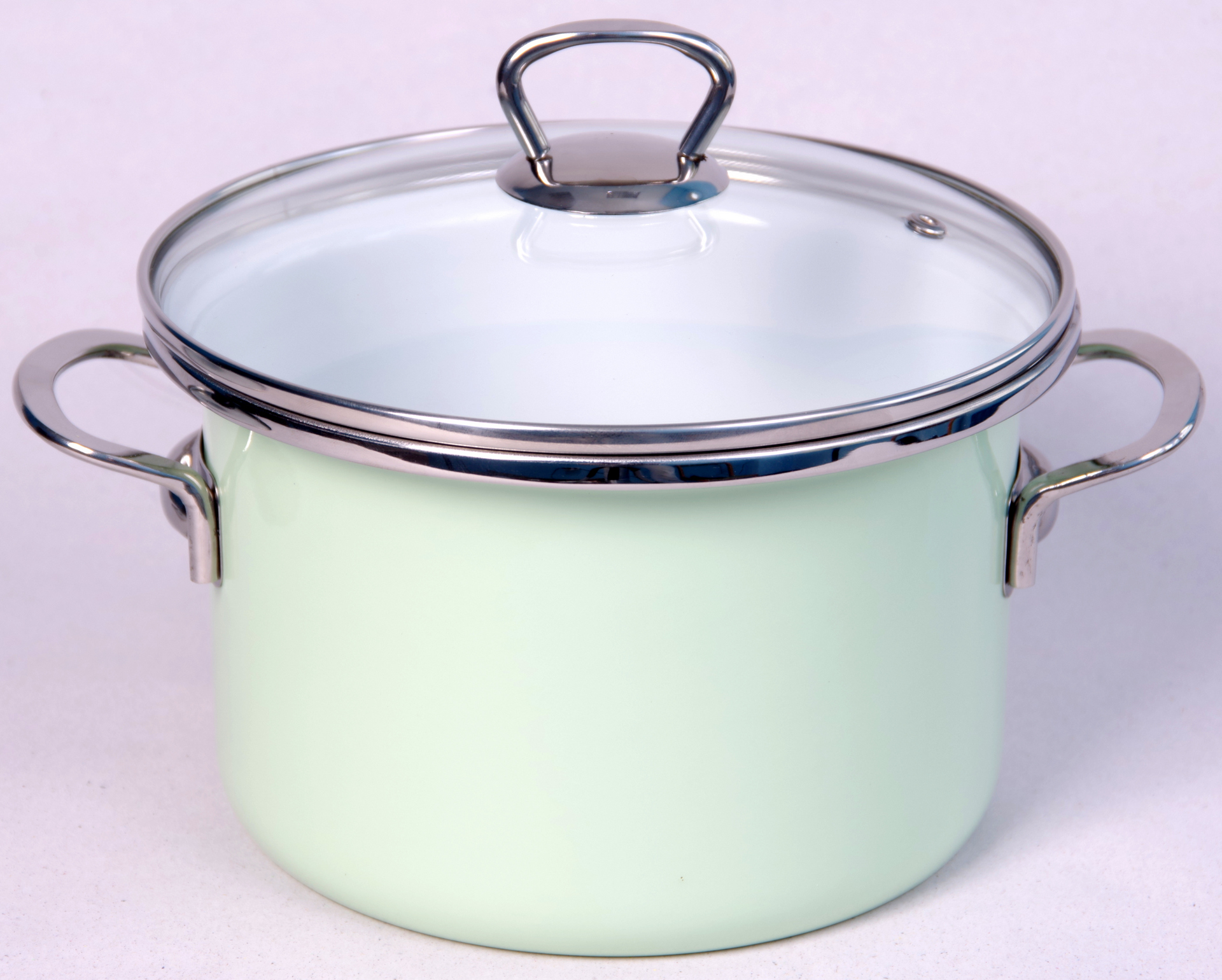 Кастрюля «салатовый ментол»