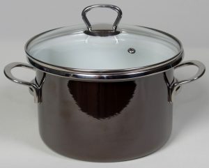 Кастрюля «темно-серый хром»